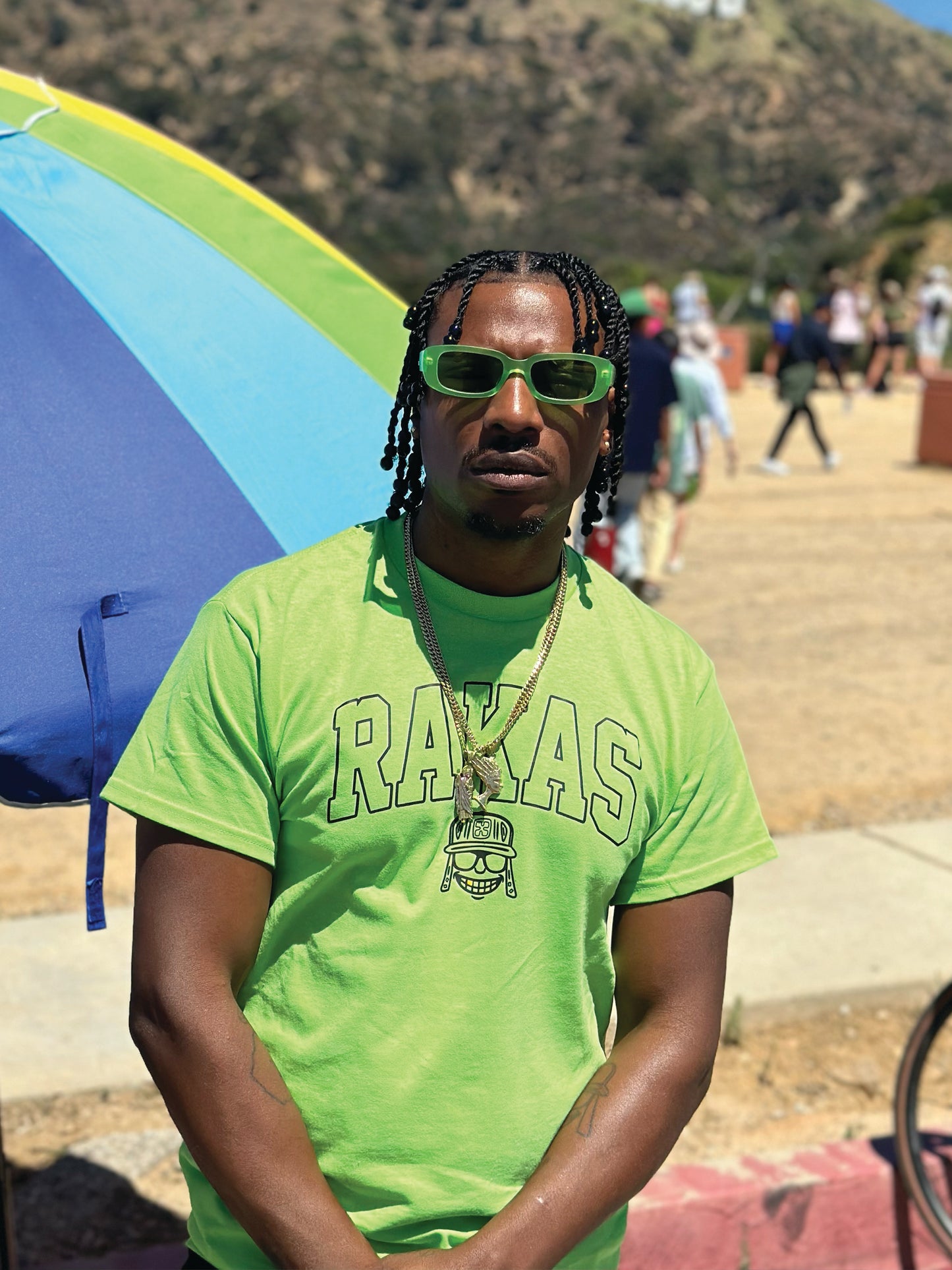 Lime Green Rakas tee