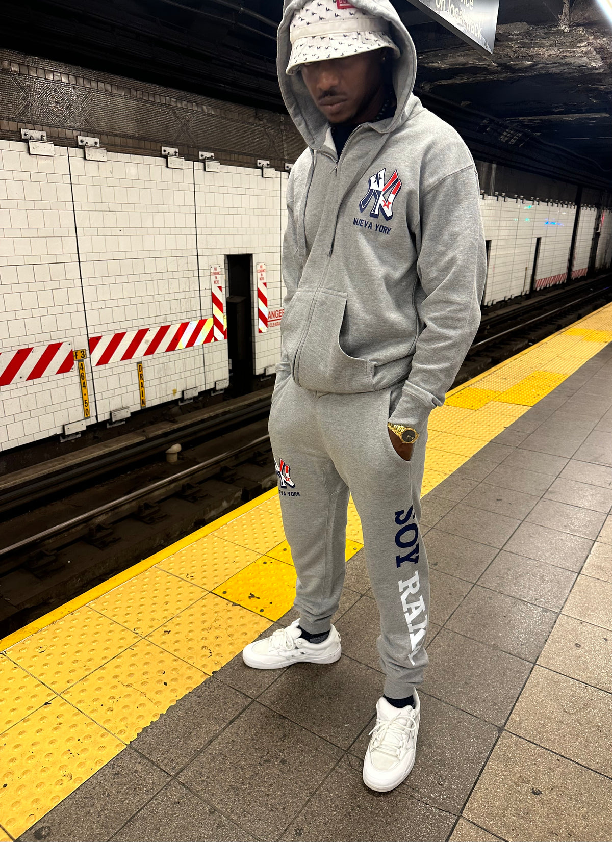 Nueva York X Little Panama Zip-Up Hoodie