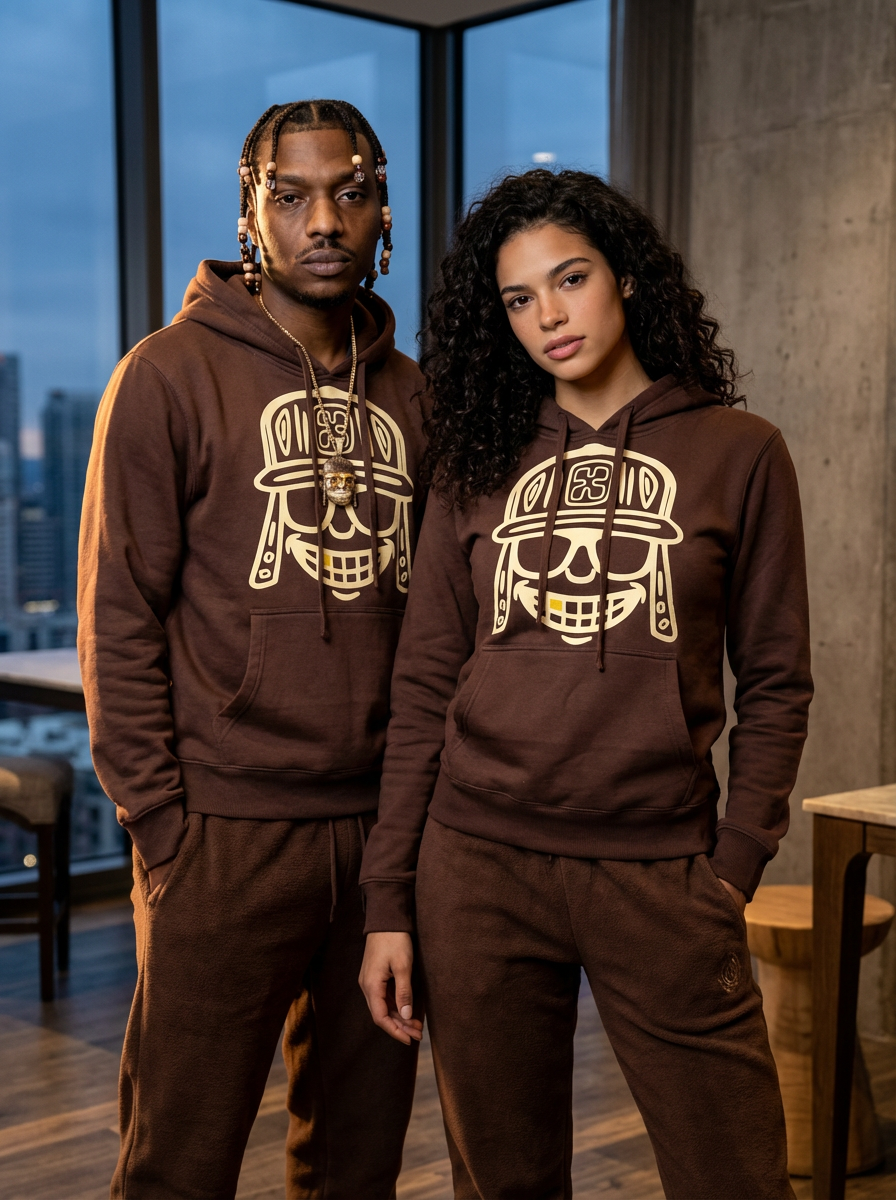 Brown Pride Mola Hoodie
