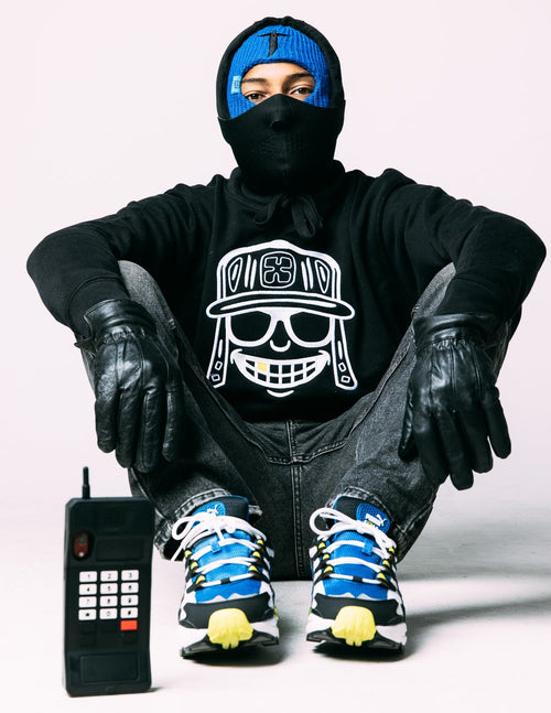 Big Face Mola Embroidered Hoodies