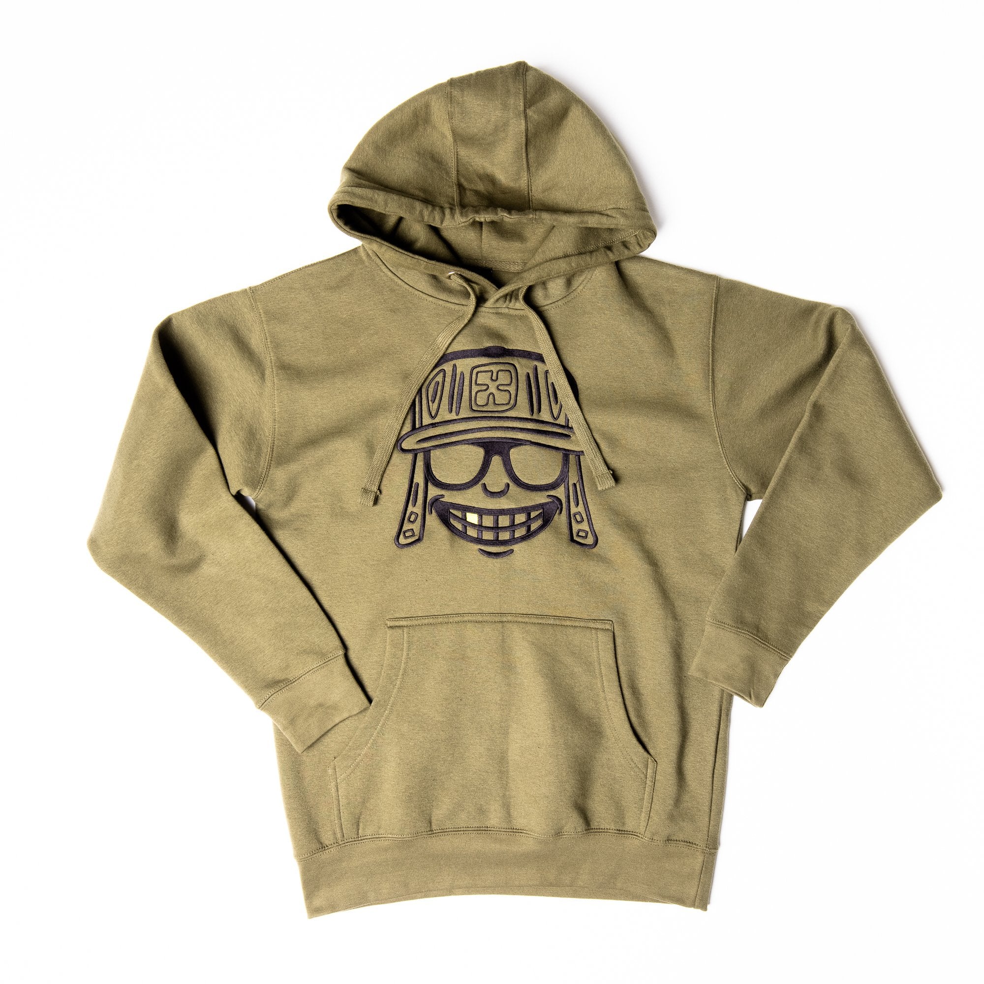 Big Face Mola Embroidered Hoodies