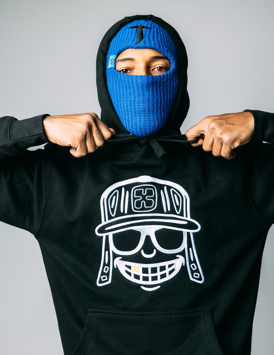 Big Face Mola Embroidered Hoodies