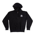 Black Embroidered Raka Mola Zip Up Hoodie