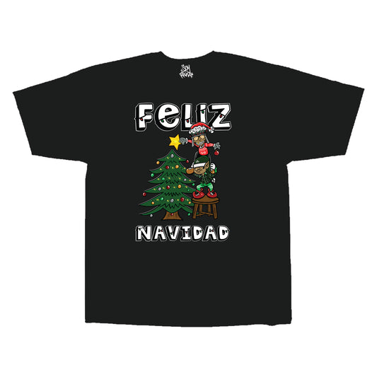 FELIZ NAVIDAD BLACK SHIRT