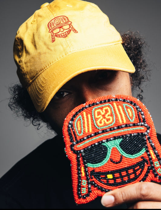 YELOW & RED RAKA MOLA DAD HAT