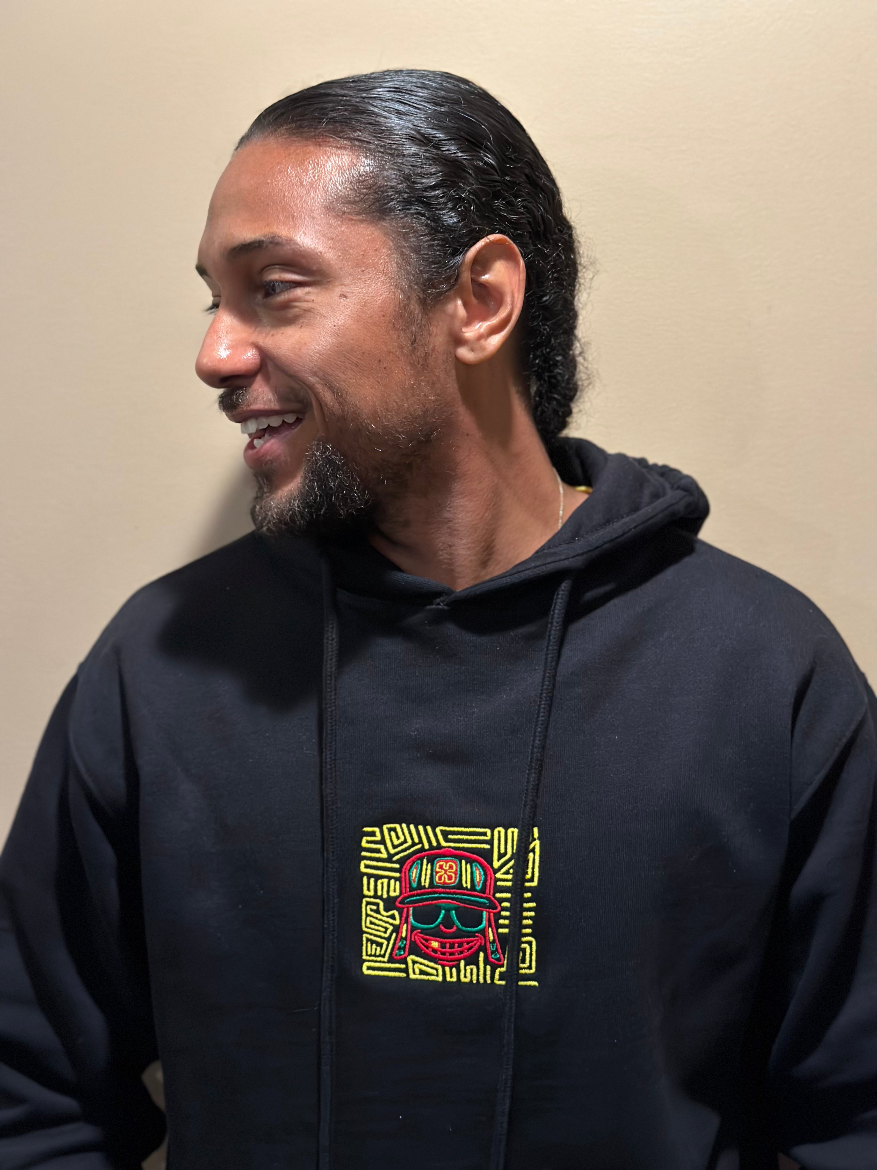 Classic Mola Small Embroidered Hoodie