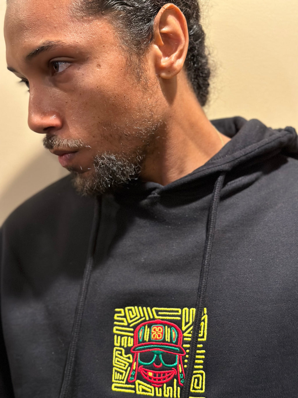 Classic Mola Small Embroidered Hoodie