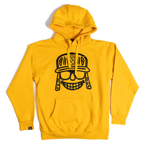 Black & Yellow Raka Mola Hoodie