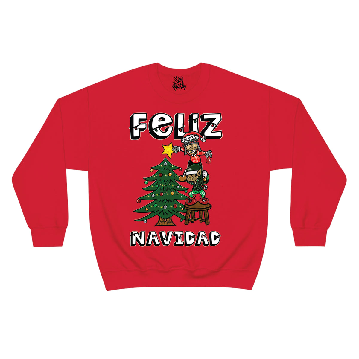 FELIZ NAVIDAD RED CREWNECK