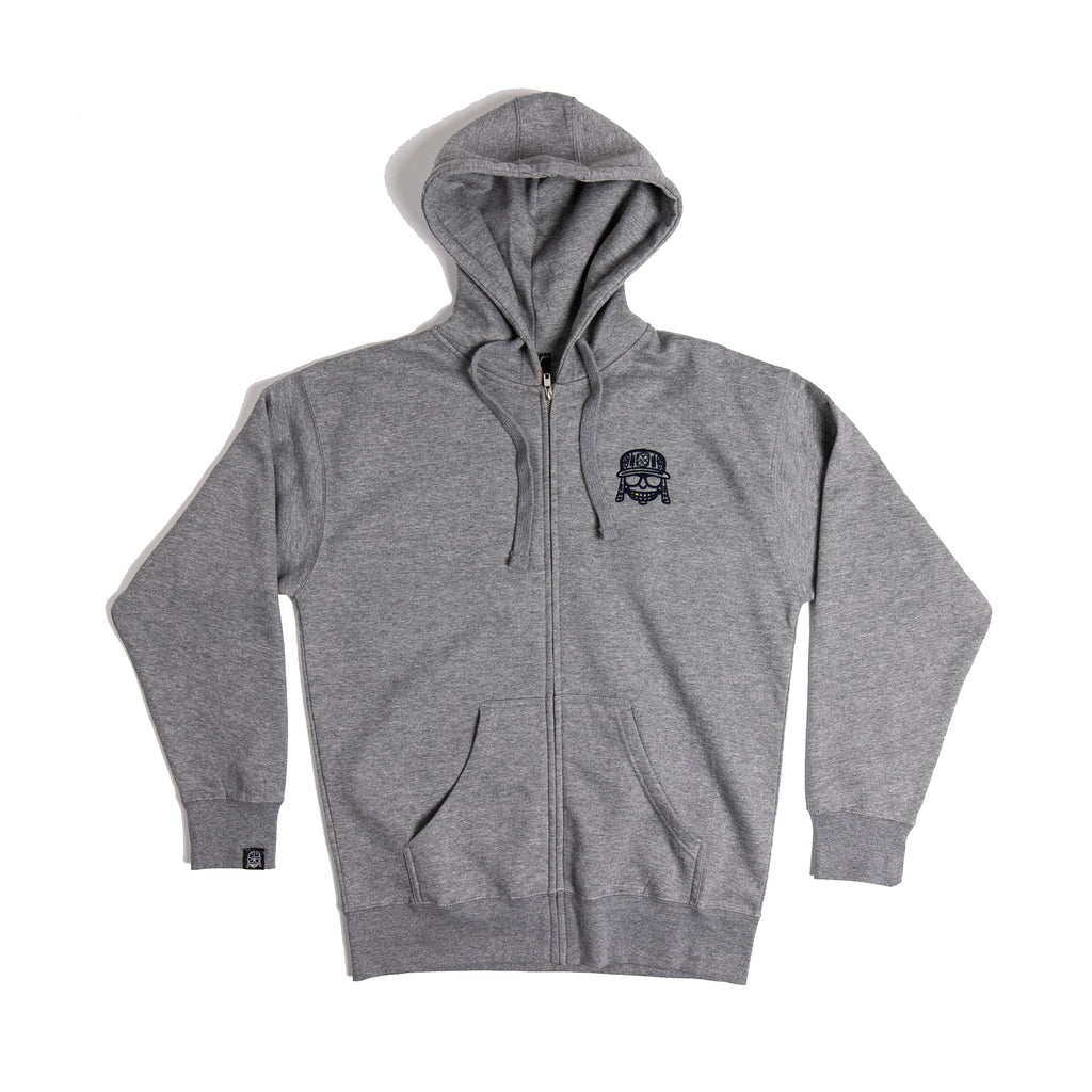 Raka Mola Embroidered Zip Up Hoodie